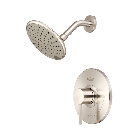 Pioneer Industries 1-Handle Shower Trim Set, Brushed Nickel, Wall T-4MT330-BN